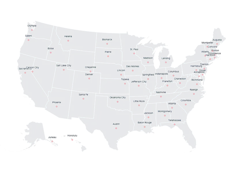 GeoPoint - us-state-capitals